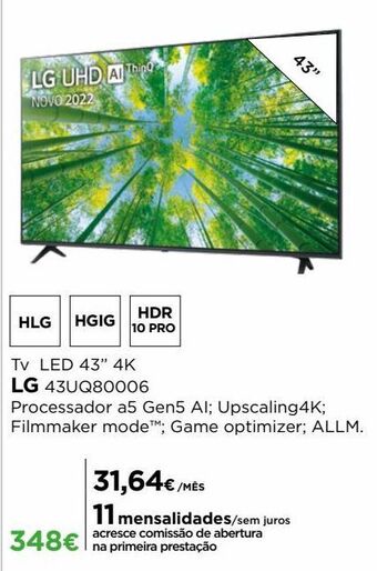 El Corte Inglés Smart tv lg promoção