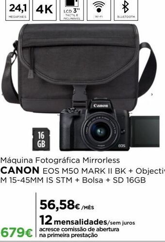 El Corte Inglés Câmera fotográfica canon promoção