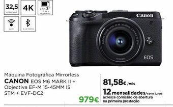 El Corte Inglés Câmera fotográfica canon promoção