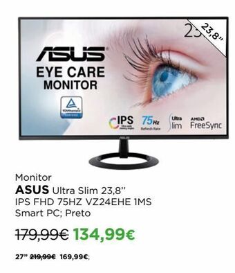 El Corte Inglés Monitor asus promoção