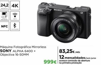 El Corte Inglés Câmera fotográfica sony promoção
