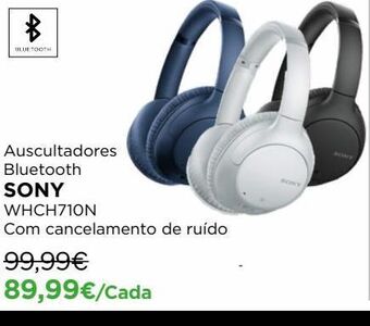 El Corte Inglés Auscultadores sony promoção