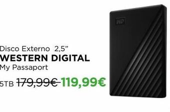 El Corte Inglés Disco externo portátil promoção
