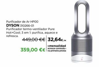 El Corte Inglés Purificador de ar dyson promoção