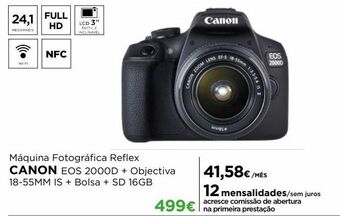 El Corte Inglés Câmera fotográfica canon promoção
