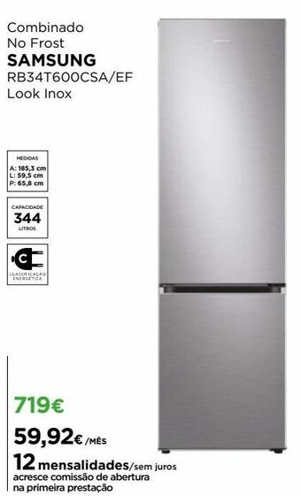 El Corte Inglés Frigorífico combinada samsung promoção