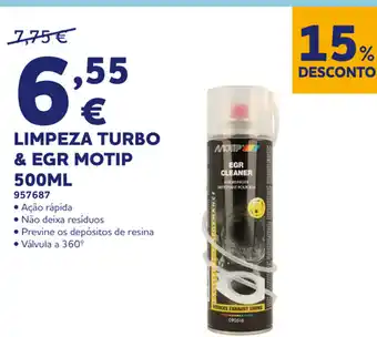 Norauto Limpeza Tutbo & EGR Motip 500ml promoção