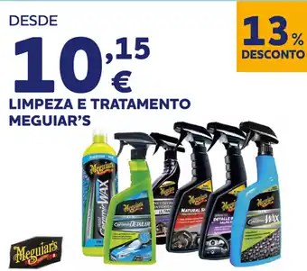 Norauto Limpeza e Tratamento Meguiar's promoção