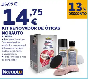 Kit Renovador de Óticas Norauto
