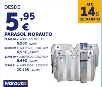 Norauto Parasol Norauto promoção
