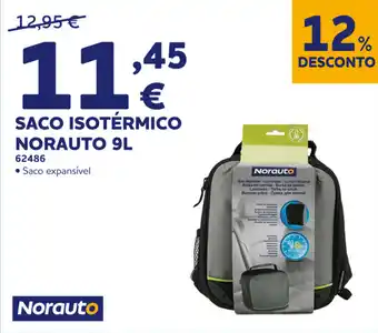 Norauto Saco Isotérmico Norauto 9L promoção