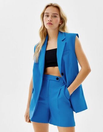 Colete comprido tailoring