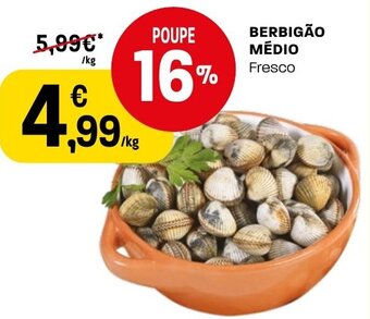 Intermarché Berbigao Medio 1kg promoção