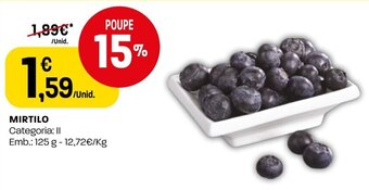 Intermarché Mirtilo promoção