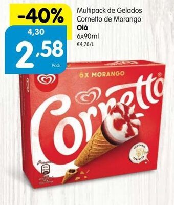 Minipreço Cornetto promoção