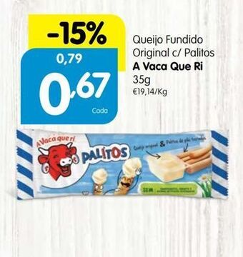 Minipreço Queijo fundido a vaca que ri promoção