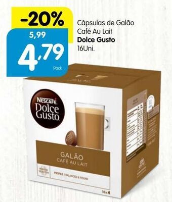 Cápsulas de café dolce gusto