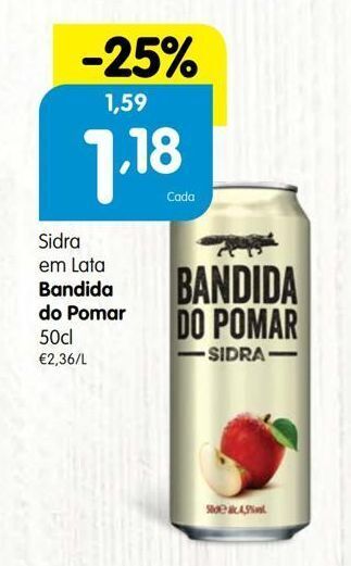 Minipreço Sidra bandida do pomar promoção
