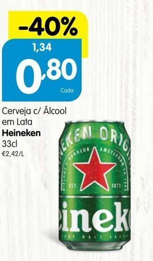 Minipreço Lata de cerveja heineken promoção