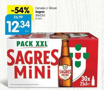 Minipreço Cerveja sagres mini promoção