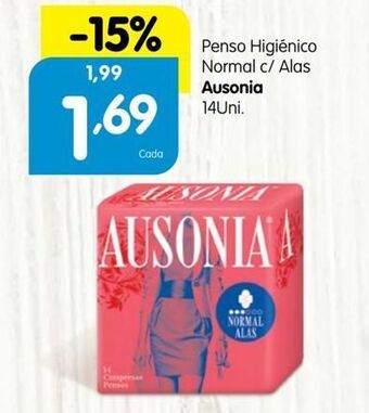 Minipreço Absorvente ausonia promoção