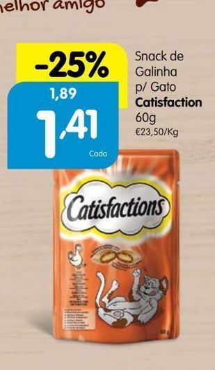 Ração para gatos catisfaction
