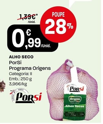 Intermarché Alho Seco promoção