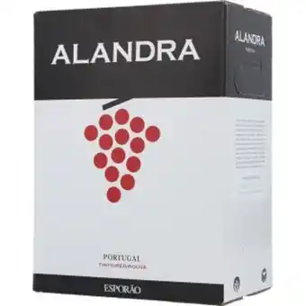 Vinho alandra bag-in-box tinto 13 3l