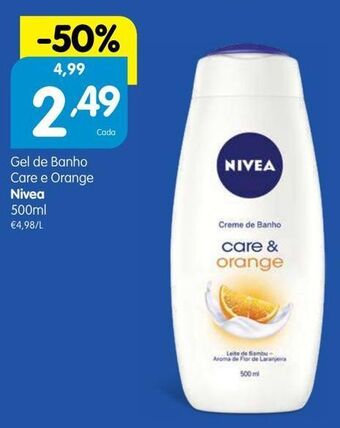 Minipreço Gel de banho nivea promoção