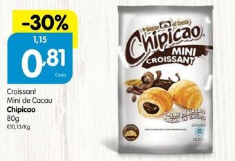 Pão doce com chocolate