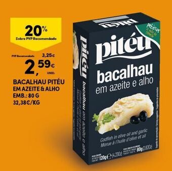 Continente Bom dia Bacalhau pitéu promoção