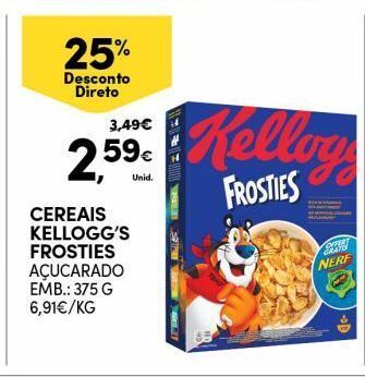 Continente Bom dia Cereais kellogg's promoção