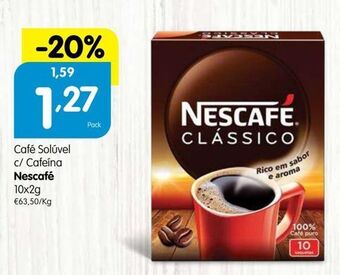Café solúvel nescafé