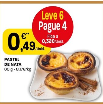 Intermarché Pastel de Nata 60g promoção