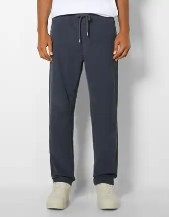 Bershka Calças jogger de bombazina promoção