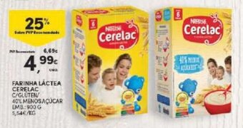 Continente Farinha lactea Cerelac 1kg promoção