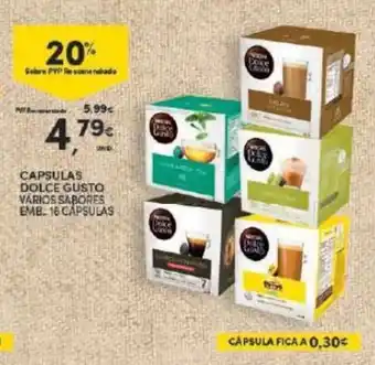Continente Capsulas Doce Gusto promoção