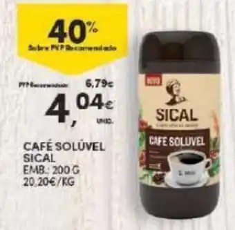 Continente Cafe Soluvel Sical 200g promoção