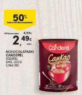 Continente Achocolatado Canderel 250g promoção