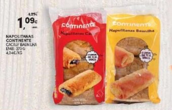 Continente Napolitanas Continente promoção