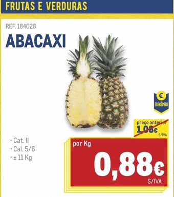 Makro Abacaxi promoção