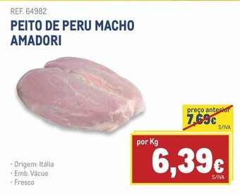 Peito de Peru Macho Amadori