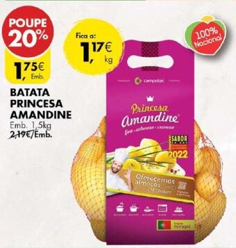 Pingo Doce Batata Princesa Amandine 1.5kg promoção