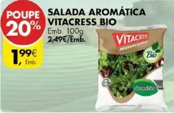 Pingo Doce Salada Aromatica Vitacress Bio 100g promoção