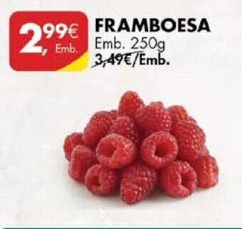 Pingo Doce Framboesa 250g promoção