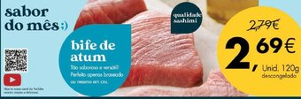Pingo Doce Bife de Atum promoção