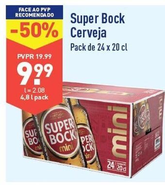 ALDI Cerveja super bock promoção