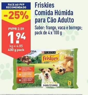 Ração para cães friskies