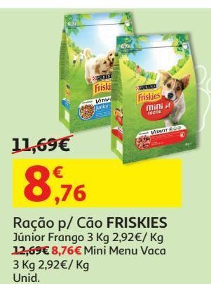Auchan Ração cão friskies promoção