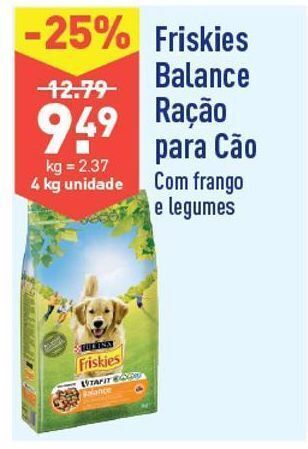 ALDI Ração para cães friskies promoção